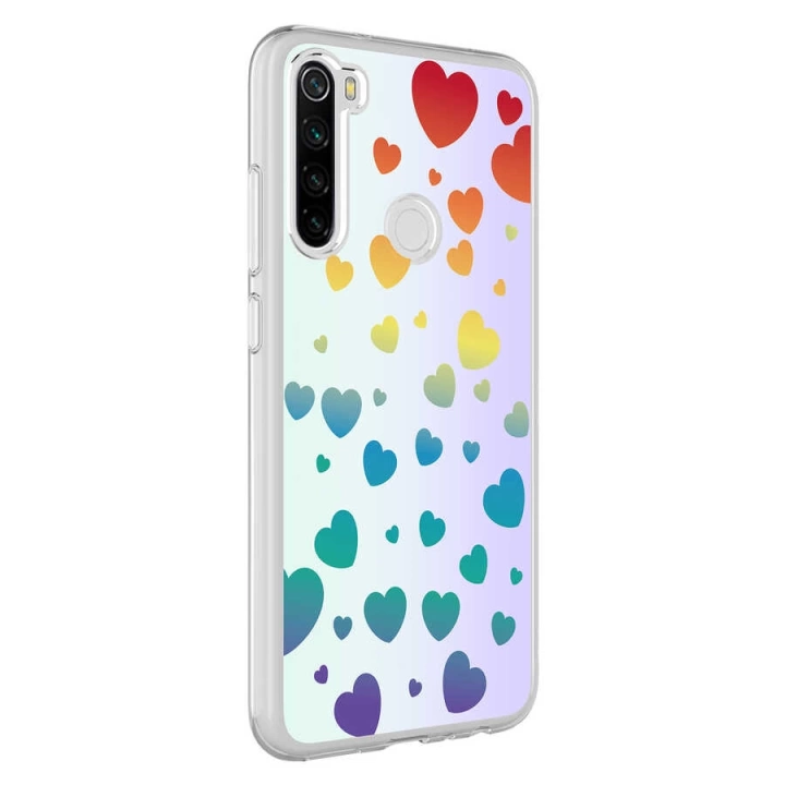 Xiaomi Redmi Note 8 Kılıf Redclick M-blue Desenli Kapak