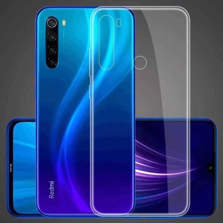 Xiaomi Redmi Note 8 Kılıf Redclick Süper Silikon Kapak