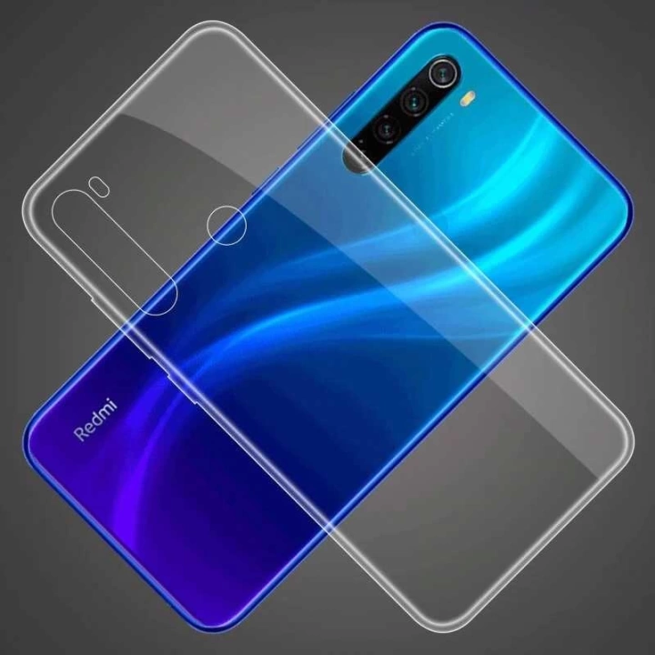 Xiaomi Redmi Note 8 Kılıf Redclick Süper Silikon Kapak