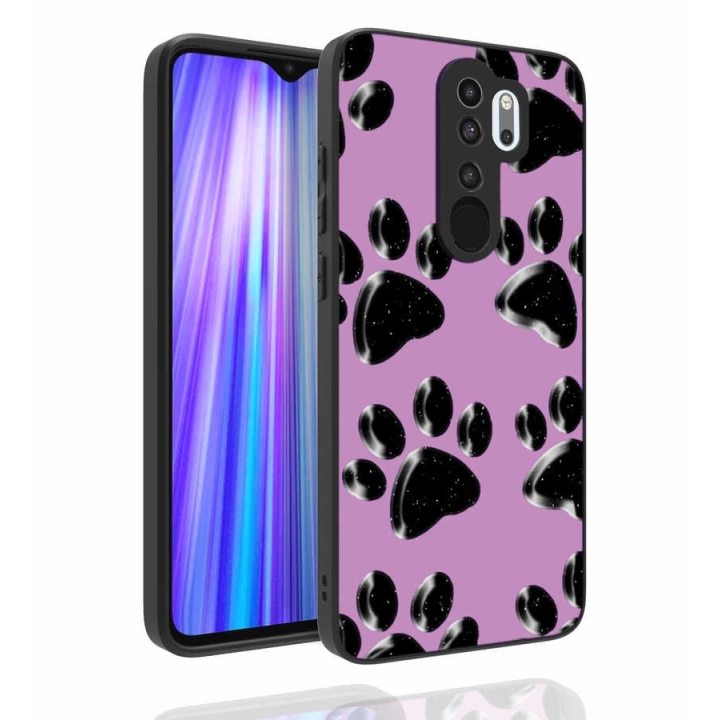Xiaomi Redmi Note 8 Pro Kılıf Desenli Kamera Korumalı Parlak Redclick Nora Kapak