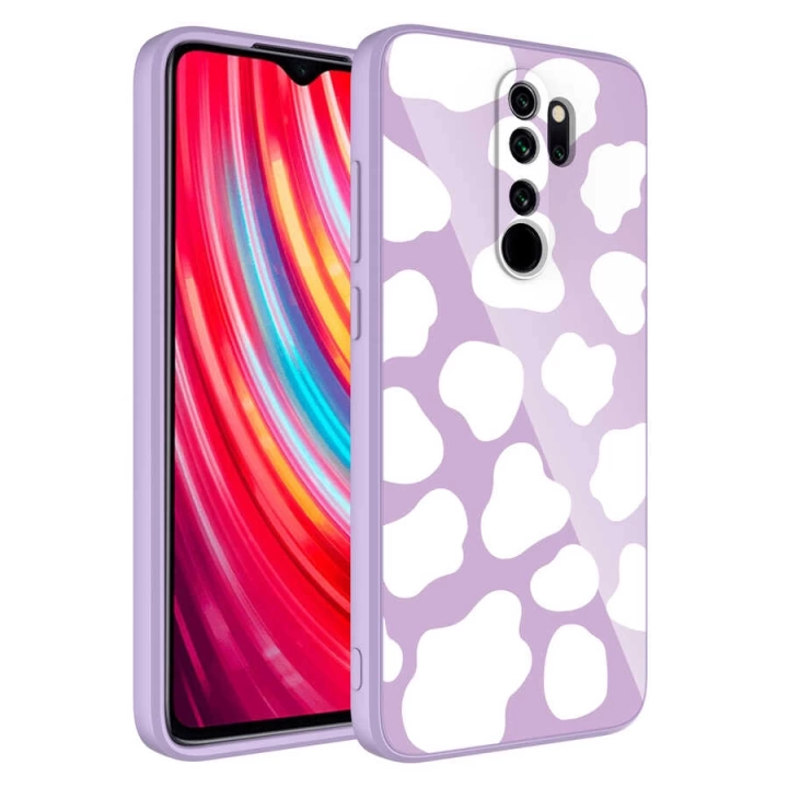 Xiaomi Redmi Note 8 Pro Kılıf Kamera Korumalı Desenli Sert Silikon Redclick Epoksi Kapak