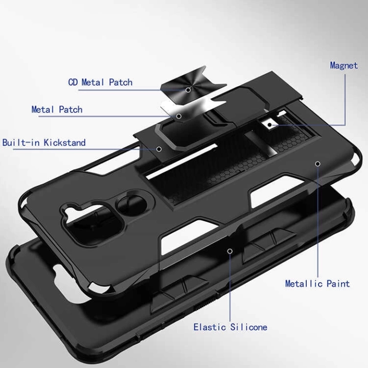Xiaomi Redmi Note 9 Kılıf Redclick Volve Kapak