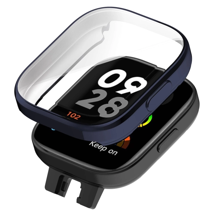 Xiaomi Redmi Watch 3 360 Derece Korumalı Kasa ve Ekran Koruyucu Redclick Watch Gard 30
