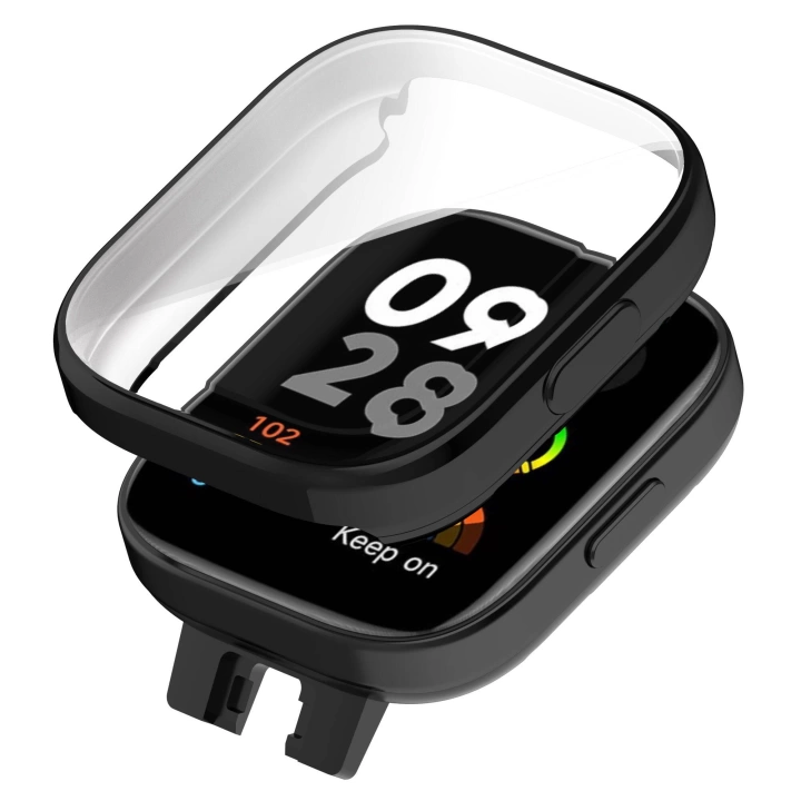 Xiaomi Redmi Watch 3 360 Derece Korumalı Kasa ve Ekran Koruyucu Redclick Watch Gard 30