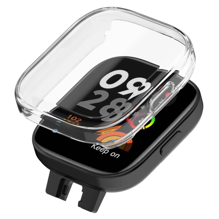 Xiaomi Redmi Watch 3 360 Derece Korumalı Kasa ve Ekran Koruyucu Redclick Watch Gard 30