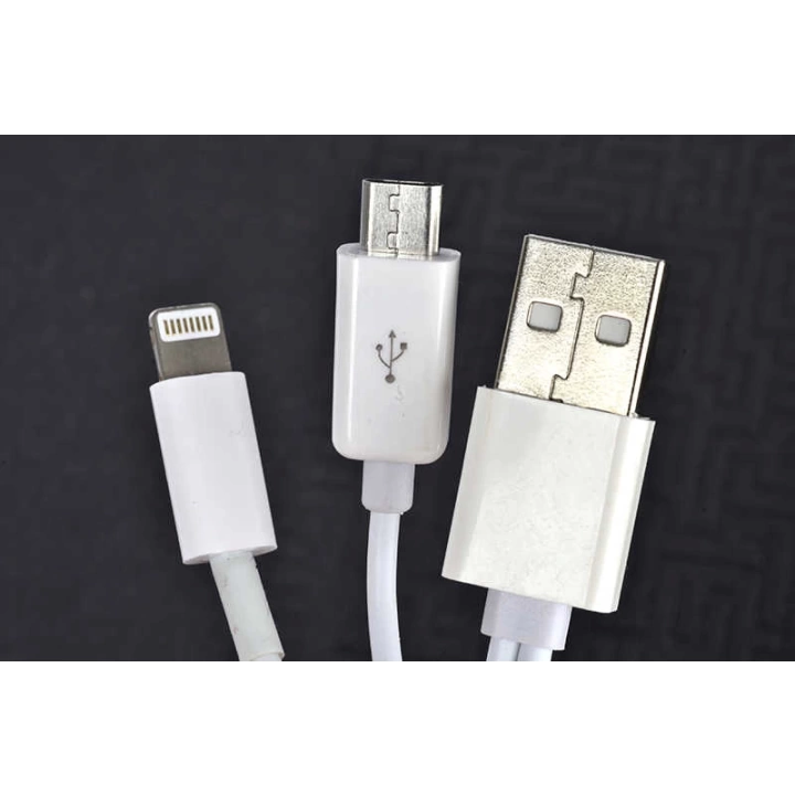 Redclick 2 Uçlu Lightning-micro Usb Kablo 1m