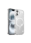 ​Apple iPhone 16 Plus Kılıf M-safe Şarj Özellikli Parlayan Simli Saydam Renkli Redclick Maris Kapak