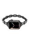 Apple Watch 7 8 42 44 45mm Redclick Taşlı Parlak Bilezik Kadın Metal Kordon 103