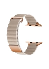 Apple Watch Uyumlu 10 Serisi 46mm Krd-78 Deri Kordon Strap Kayış