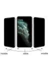 Apple iPhone 15 Pro Max Redclick Kolay Uygulama Aparatlı 5D Magic Privacy Glass Hayalet Cam Ekran