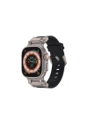 Apple Watch Ultra 49mm Redclick KRD-108 Metal Başlıklı Silikon Spor Kordon