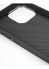 Apple iPhone 15 Pro Max Kılıf Karbon Fiber 600D Kevlar Redclick Troy Kapak