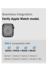 Apple Watch 10 Serisi 46mm Redclick Krd-75 Terletmez Dalgalı Tasarım Silikon Kordon