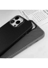 Apple iPhone 16 Pro Max Kılıf Magsafe Şarj Özellikli Karbon Fiber Görünümlü Redclick Troy Kapak