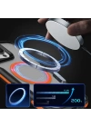 Apple iPhone 16 Pro Max Kılıf Magsafe Şarj Özellikli Military Airbag Şeritli Redclick Lamer Kapak
