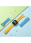 Apple Watch 10 42mm Redclick Krd-73 Şeritli Ultra Hafif Silikon Kordon