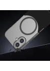 Apple iPhone 16 Kılıf M-Safe Şarj Özellikli Mıknatıslı Redclick Duble Kapak