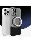 Apple iPhone 15 Pro Kılıf M-Safe Şarj Özellikli Mıknatıslı Redclick Duble Kapak