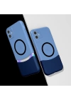 Apple iPhone 11 Kılıf M-Safe Şarj Özellikli Mıknatıslı Redclick Duble Kapak