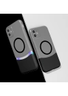 Apple iPhone 11 Kılıf M-Safe Şarj Özellikli Mıknatıslı Redclick Duble Kapak