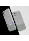 Apple iPhone 11 Kılıf M-Safe Şarj Özellikli Mıknatıslı Redclick Duble Kapak