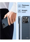 Apple iPhone 16 Pro Max Kılıf M-safe Şarj Özellikli Raptic Aramid Skin Origin Serisi Kapak