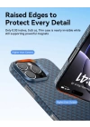 Apple iPhone 16 Pro Max Kılıf M-safe Şarj Özellikli Raptic Aramid Skin Origin Serisi Kapak