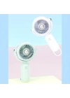 Redclick YS-2506 Katlanabilir 360 Derece Dönebilen Başlıklı Portatif Mini Vantilatör Soğutucu El Fanı