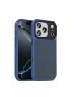 Apple iPhone 17 Pro Kılıf Mat Arka Yüzey Wireless Şarj Özellikli Redclick Flet M-safe Kapak