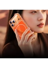 Apple iPhone 17 Pro Kılıf Redclick M-safe Şarj Özellikli Şeffaf Kamera Kontrol Butonlu Lugano Kapak