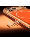 Apple iPhone 17 Pro Kılıf Redclick M-safe Şarj Özellikli Şeffaf Kamera Kontrol Butonlu Lugano Kapak