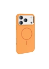 Apple iPhone 17 Pro Kılıf M-Safe Şarj Özellikli Metal Kamera Çerçeveli Redclick Edi Silikon Kapak