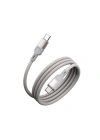 iPad iPhone Android Type-C to Type-C PD 100W Örgü Tasarımlı Hızlı Şarj Özellikli Data ve Şarj Kablosu 1M
