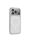 Apple iPhone 17 Pro Max Kılıf M-Safe Şarj Özellikli Metal Kamera Çerçeveli Redclick Sanremo Silikon Kapak
