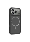 Apple iPhone 17 Pro Max Kılıf M-Safe Şarj Özellikli Metal Kamera Çerçeveli Redclick Sanremo Silikon Kapak