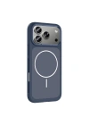 Apple iPhone 17 Pro Max Kılıf M-Safe Şarj Özellikli Metal Kamera Çerçeveli Redclick Sanremo Silikon Kapak