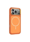 Apple iPhone 17 Pro Kılıf M-Safe Şarj Özellikli Metal Kamera Çerçeveli Redclick Sanremo Silikon Kapak