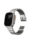Apple Watch Ultra 49mm Uyumlu Redclick KRD-152 Titanyum Silikon Kordon