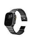 Apple Watch Ultra 49mm Uyumlu Redclick KRD-152 Titanyum Silikon Kordon