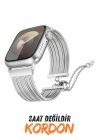 Apple Watch 10 11 46mm Redclick KRD-137 Metal Hasır Bilezik Kadın Kordon