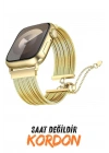 Apple Watch 10 42mm Redclick KRD-137 Metal Hasır Bilezik Kadın Kordon