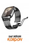 Apple Watch 10 42mm Redclick KRD-137 Metal Hasır Bilezik Kadın Kordon