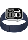 Apple Watch 10 46mm Redclick KRD-136 Kabartma Desenli Mıknatıslı Silikon Kordon
