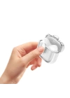 Airpods 4 Kılıf Kenarları Renkli Şeffaf Dilimli Silikon Redclick Airbag 40 Kılıf