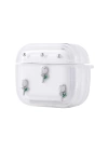 Apple Airpods 4 Redclick Airbag 44 Airbag Tasarımlı Simli Şeffaf Kutup Kılıf