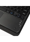 Apple iPad 11.Nesil 2025 Redclick Border Keyboard Bluetooh Bağlantılı Standlı Klavyeli Tablet Kılıfı