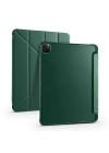 Apple İpad Pro 12.9 2021 (5.nesil) Kılıf Redclick Tri Folding Kalem Bölmeli Standlı Kılıf