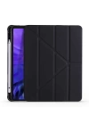 Apple İpad Pro 12.9 2021 (5.nesil) Kılıf Redclick Tri Folding Kalem Bölmeli Standlı Kılıf