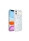 Apple iPhone 11 Kılıf M-Safe Şarj Özellikli Şeffaf Redclick Folk Sert Kapak