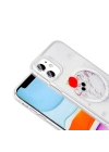Apple iPhone 11 Kılıf M-Safe Şarj Özellikli Şeffaf Redclick Folk Sert Kapak